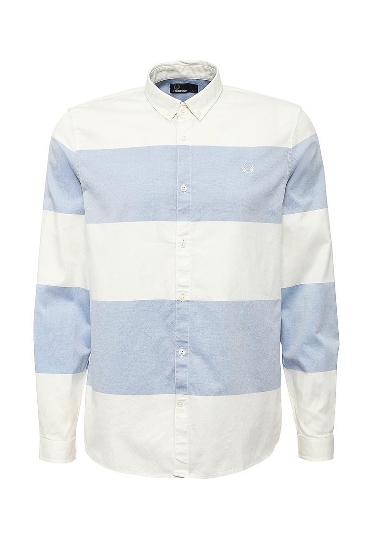 Fred Perry Men's Textured Stripe Casual/Formal Long Sleeve Shirt S