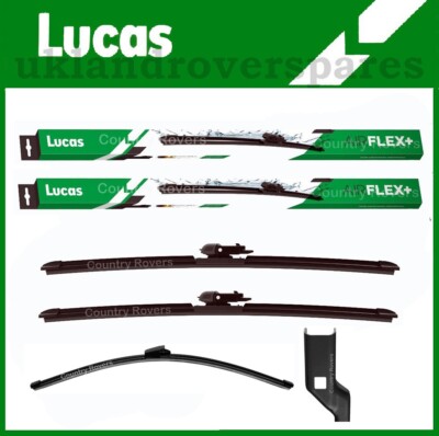 SKODA FABIA ESTATE WIPER BLADES 2007 to 2013 LUCAS 21'' & 21'' + 16'' QUALITY REAR