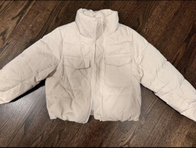 Urban Revivo Textured Flap Pocket Down Coat- Size S