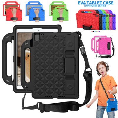 For iPad 9th 8th 7th Generation 10.2'' Air 3 Mini Pro 11 Kids Handle Tablet Case
