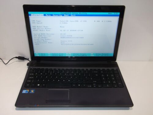 Acer Aspire 5733 i3 2GB Laptop  - Faulty - Picture 1 of 11