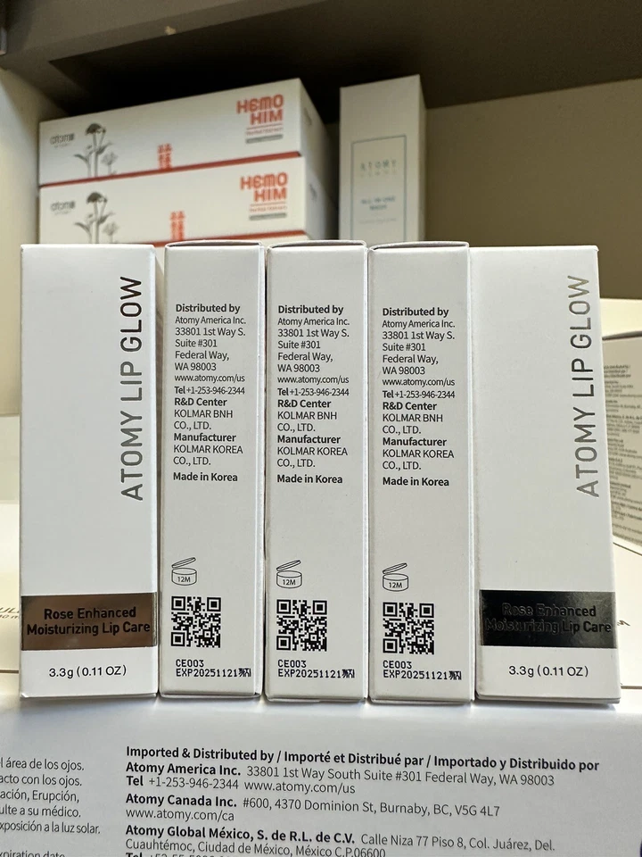 Korean Atomy Lip Glow SPF 15 Sunscreen lip balm Color changing Lipstick - Image 4 of 4