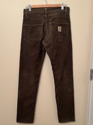 Carhartt Men's WIP Klondike Pant Corduroy Forest Green Light Taper