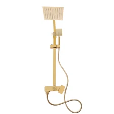 Gold Shower System Rain Shower Shower Fittings Shower Set Mixer Tap