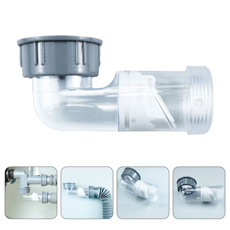 Sewer Hose Fitting 90 Degree Hose Elbow One Way Valve For Drain Hose