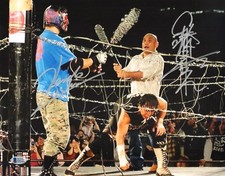 Kendo Kashin Kazuyuki Fujita Signed 11x14 Photo BAS COA New Japan Pro Wrestling