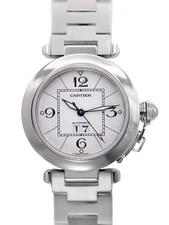 Cartier 2475 Pasha Stainless Steel Pre-Owned Watch Only - 7137
