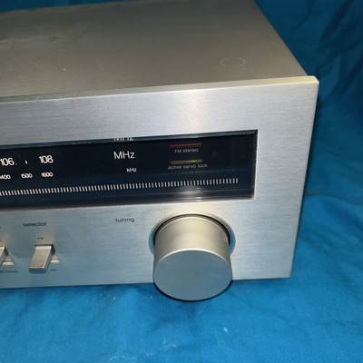 TECHNICS ST-Z15 FM/AM Stereo Tuner Vintage -TESTED- Silver Analoge FM Muting EUR 19,96 - FR