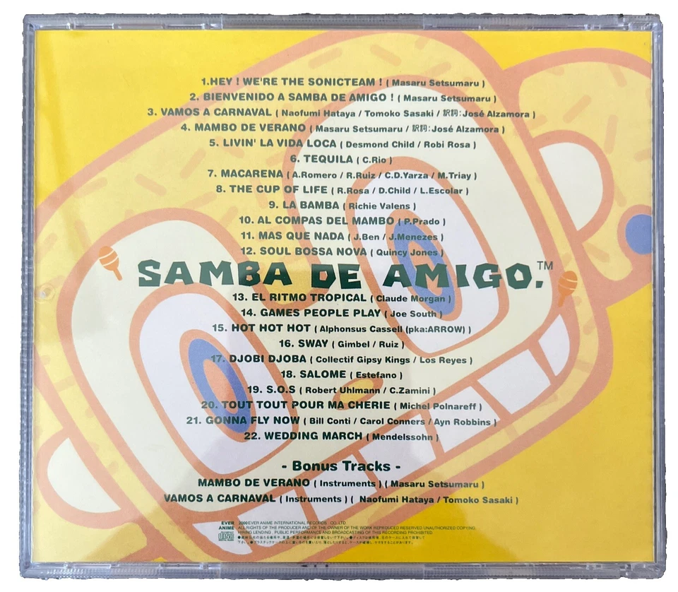 Samba De Amigo | CD | 2000 | Japanese Import - Image 2 of 2