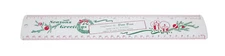 Vtg Metal Advertising Ruler - Derr Bros Soda Fountain Supplies - Boonville IN