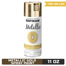 Rust-Oleum Specialty Metallic Gold Spray Paint, 11 oz