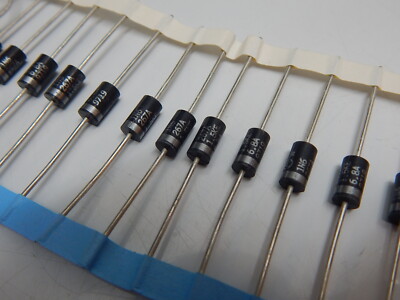 MOTOROLA 1N6267A 1.5KE6.8A TVS Diode Uni-Dir 5.8V 1.5KW DO-201 -LOT OF 20 PIECES