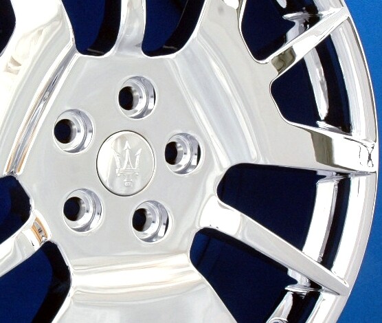 MASERATI GT GRAN TURISMO BIRDCAGE 20 INCH CHROME WHEELS RIMS OEM OE QUATTROPORTE