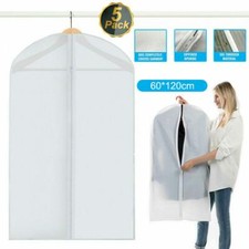 5X Garment Bag Dress Suit Protector Storage Cover Dust Clear Bag Zipper Hot Sale