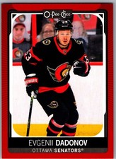 21-22 O-PEE-CHEE RED PARALLEL - EVGENII DADONOV #189 OTTAWA SENATORS