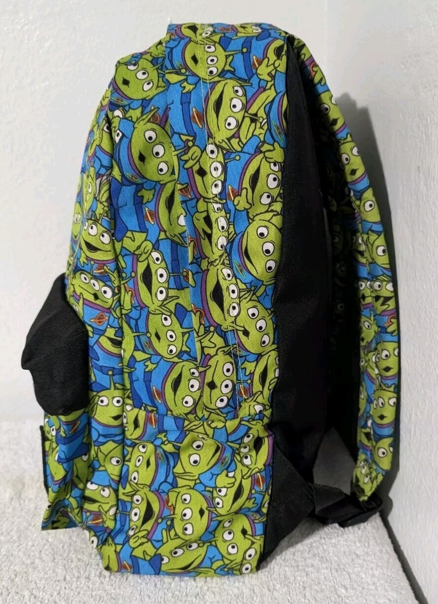 Rare Disney Vans Pixar Toy Story Aliens Backpack Rucksack Hidden Buzz Lightyear rare VANS Toy Story backpack Green Aliens With Hidden Buzz  main image 3
