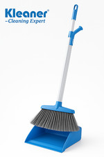 Long Handled Dustpan and Brush Set Broom Floor Sweeper Cleaning Heavy Duty