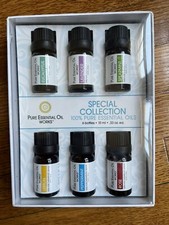 Pure Essential Oil Works special collection 100 pure essential oils 6 bottles
