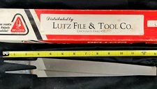 QTY 1 NEW LUTZ FILE CO 4055 MILL 10" SINGLE CUT SMOOTH FILE AMERICAN PATTERN