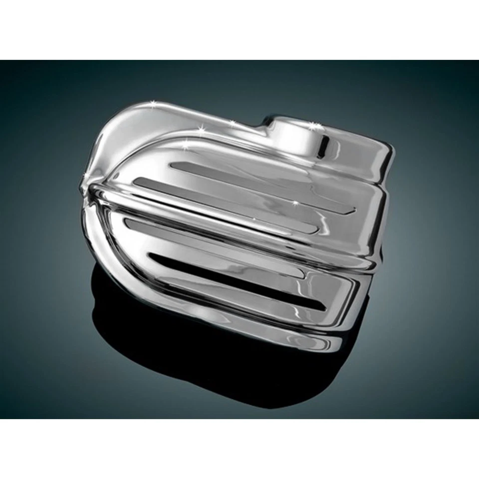 Cubierta de bocina de lana Kuryakyn Bad Boy para la mayoría de las Harleys '91-20 - Cromo CAJA ABIERTA 7732 Foto 3 de 4