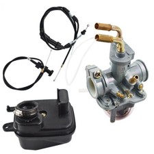 Fit Yamaha Y ZINGER PW 50 PW50 Carburetor Air Filter & Throttle Choke Cable Carb