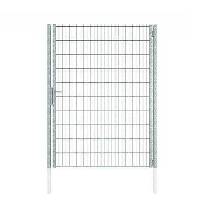 2,03m x B1,50m Ben Light Toranlage Zink Doppelstabmattenzaun Tor Tor Gartentor