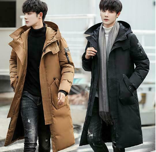 slim mens parka