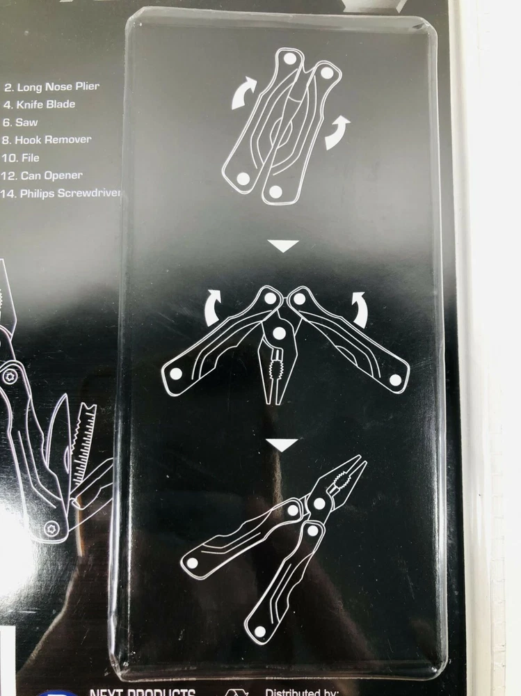 Multi Tool Pliers Saw Knife Ruler Folding Knives Multitool & Screwdriver 14-IN-1