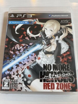 No More Heroes Red Zone PS3 Japan Ver Used Tested CIB Rare Suda51 Japanese Only