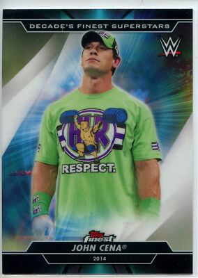 2020 Topps WWE Finest Decade's Finest Superstars Refractor #S-4 John Cena
