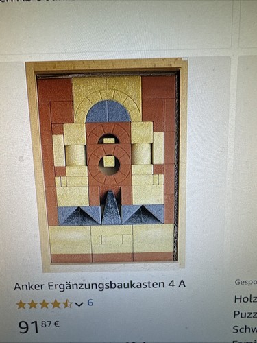 4Bausteinkasten Von Anker Einer Sehr Altes Stück Beispiel Fotos - Bild 3 von 3