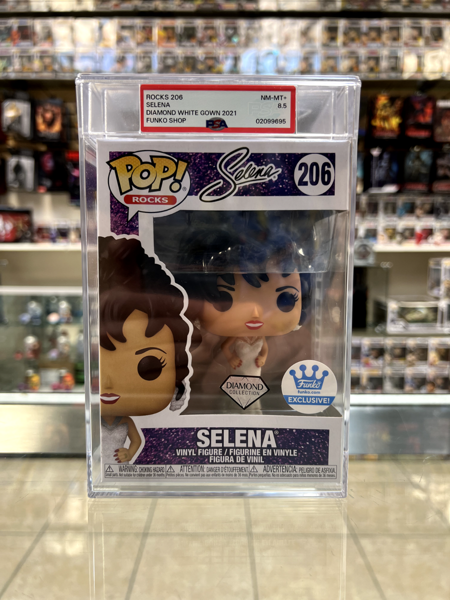 Funko Pop Selena Diamond Collection Funko shop exclusive #206 PSA NM-MT+