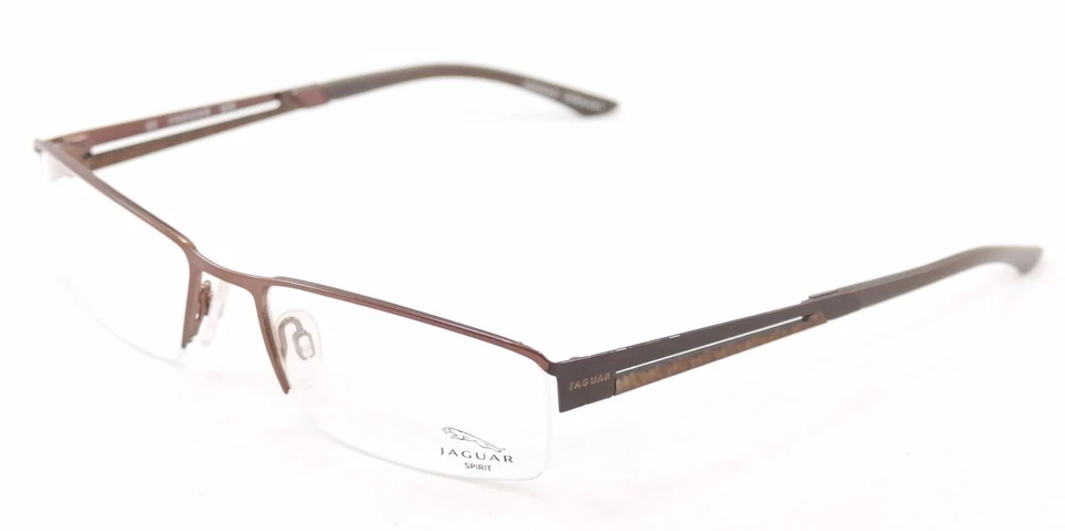 Nuevo Marco de Gafas Jaguar Auténtico 33542-510 Marco de Metal Marrón Hecho en Alemania Foto 2 de 4