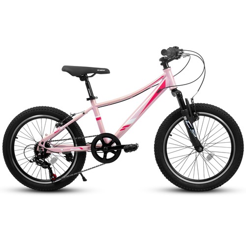 20 inch Children's Bicycle 7 Speed Front Fork Mountain Tire Boys Girls Kids Bike - Picture 7 of 21
