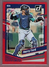 2023 Donruss Baseball Base Holo Red #116 Harry Ford (Mariners)/2023 (2)