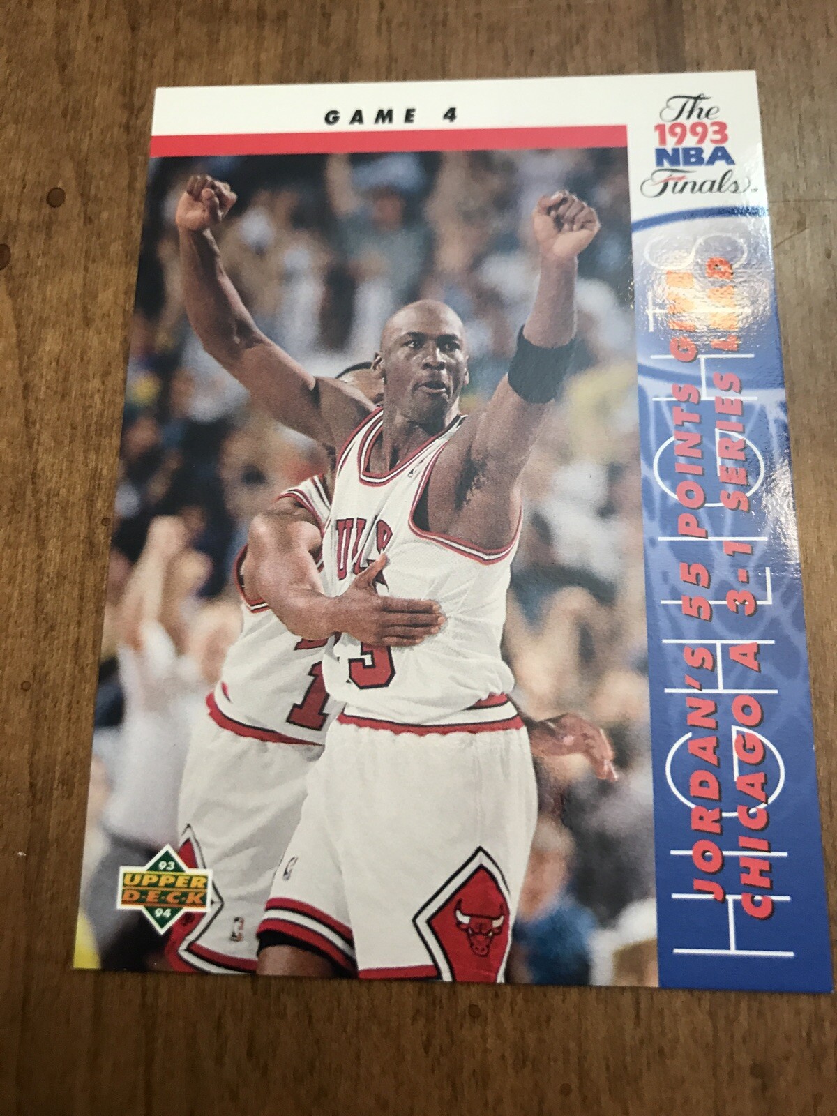 Michael Jordan 1993-94 Upper Deck NBA Finals Game 4 -55 Points #201 Card |  eBay