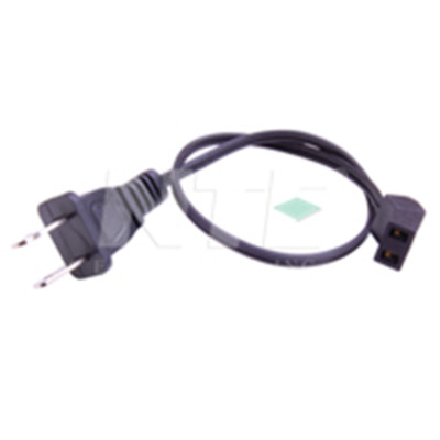 NTE Electronics 77-FC36P Fan Cord with 2 Prong AC Plug Black Molded PVC Hood