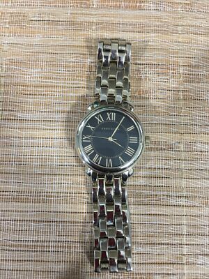Anne Klein ladies black dial gold tone bracelet watch NEW BATTERY Anne Klein Women main image 2