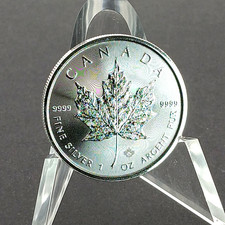 2025 Canadian Silver Maple Leaf 1oz .9999 King Charles III Effigy BU 96.00 per troy oz