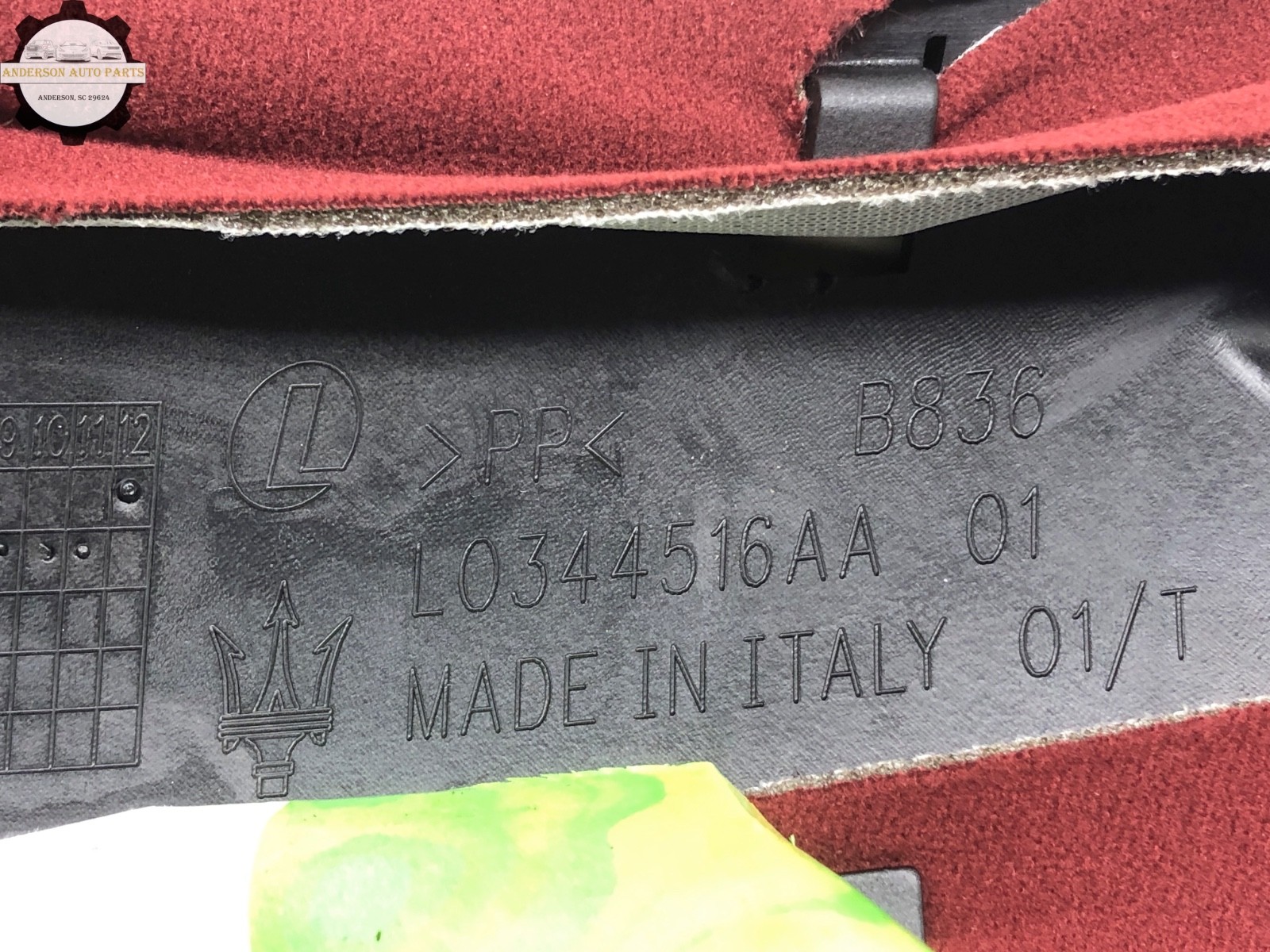 2014-2019 MASERATI GHIBLI S Q4 LEFT RIGHT REAR SEAT CUSHION BOLSTER TRIM X2 OEM
