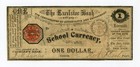 1870's $1 Athens High School / The Excelsior Bank - GEORGIA Note — photo 3