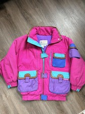 Vintage 90s  Jacket Girls 7 Pink Blue Purple ...