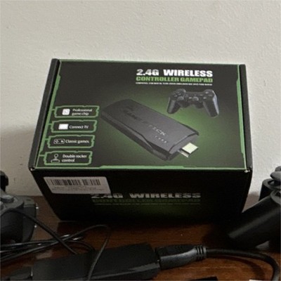 Game Stick Lite Wireless Retro Console Black 2 Controllers 4K HD Output