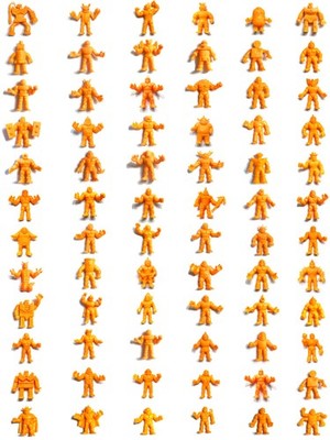 MUSCLE Men Orange CHOOSE: Vintage 1980's Mattel M.U.S.C.L.E. Kinnikuman Figures