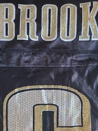 WOMENS PHILADELPHIA EAGLES Brian Westbrook Black Gold Glitter Jersey Super Bowl - Picture 3 of 10