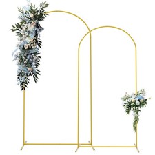 Arch Backdrop Stand Golden FIT for Birthday Party Graduation Ceremony Decoration