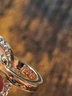 Tiffany & Co 18K Rose Gold Silver 1837 Interlocking Circles Pendant Bracelet  — photo 8
