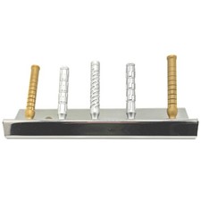 , 5 SLOT - 304 Stainless Steel Safety Razor Stand, Compatible with all Models...