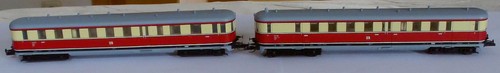 Triebwagen VT 137 der DR + Steuerwagen für TT (TT-1029) | Zustand: Neu