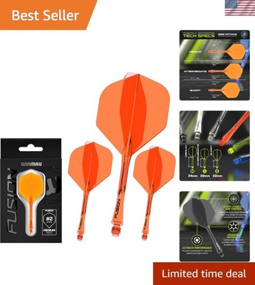 Darts Fusion Integrated Flight & Shaft System - No.2 Shape and Design - Avail...